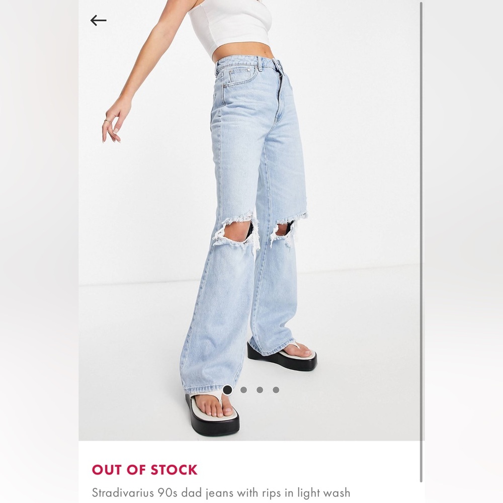 Stradivarius 90s dad jeans